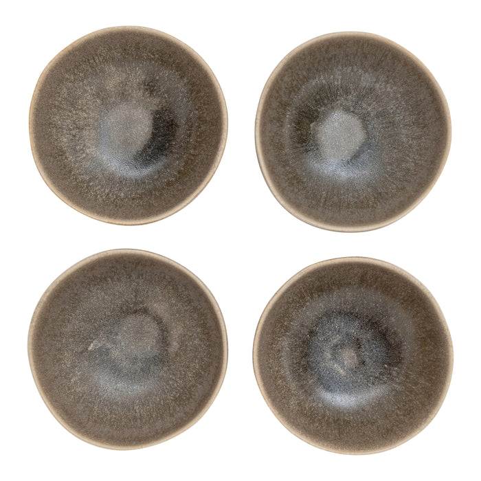 by fonQ Mixed Ceramics Kommen 4st. - Ø 11 cm - Taupe