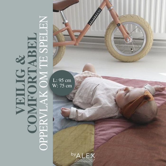 byAlex Speelkleed voor Baby - Blue Sunset - 95x75cm