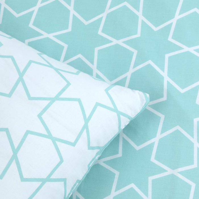 Day Dream Floor dekbedovertrek 140x200|220 cm blauw