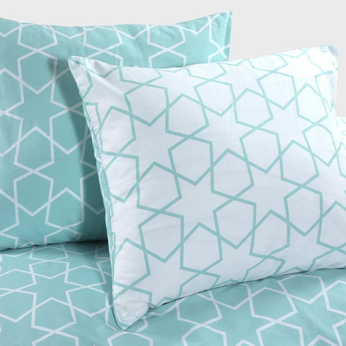 Day Dream Floor dekbedovertrek 140x200|220 cm blauw