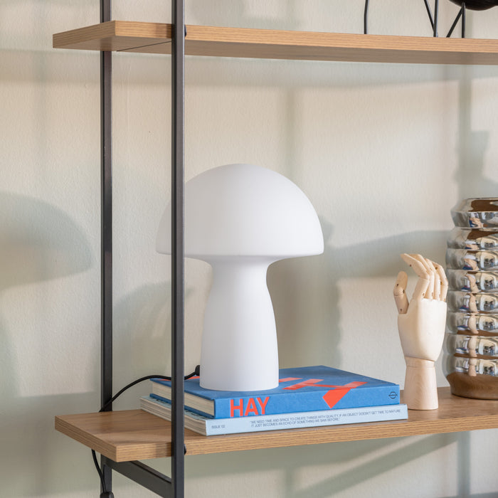 Lucide FUNGO - Tafellamp - 1xE27 - Opaal