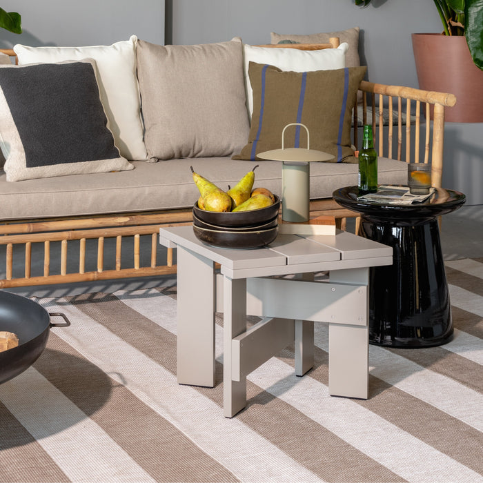 HAY Crate Bijzettafel H 40 cm - Grijs