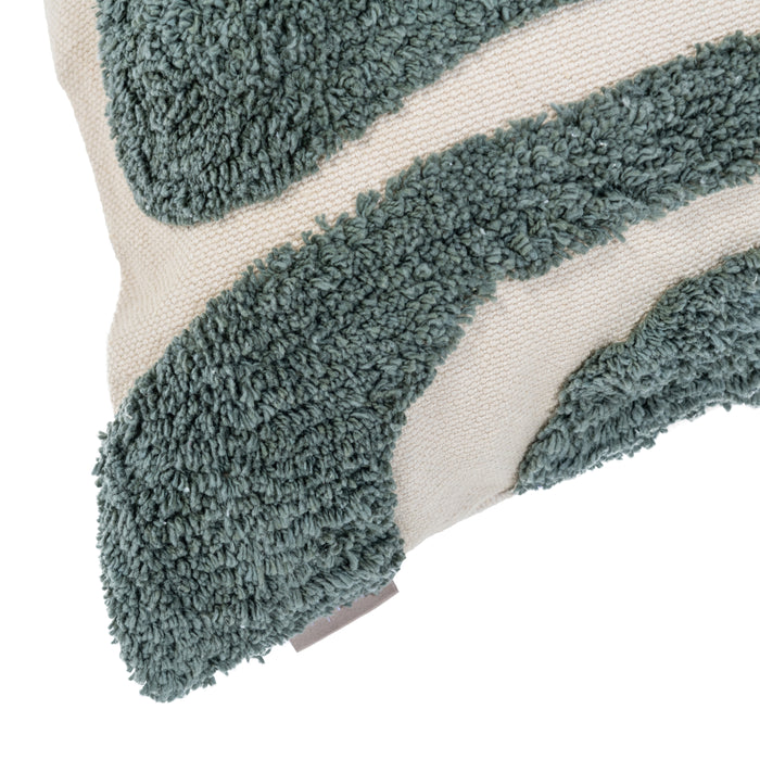 by fonQ Wave Sierkussen 40 x 60 cm - Groen