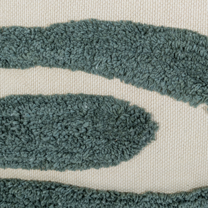 by fonQ Wave Sierkussen 40 x 60 cm - Groen