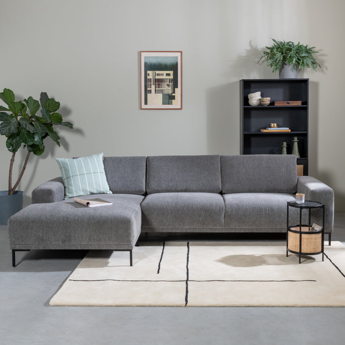 by fonQ Linen Line Sierkussen 50 x 50 cm - Lichtblauw