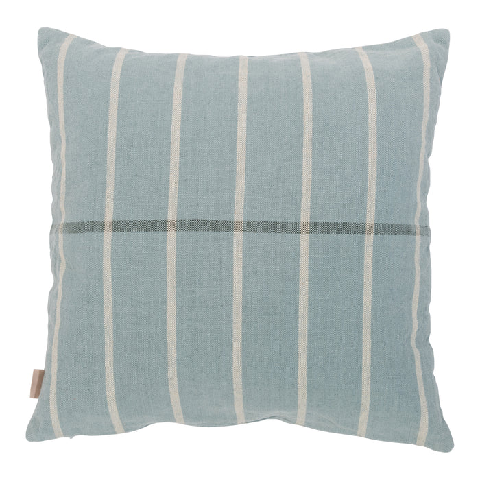by fonQ Linen Line Sierkussen 50 x 50 cm - Lichtblauw