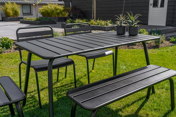Metalen tuintafel Max zwart
