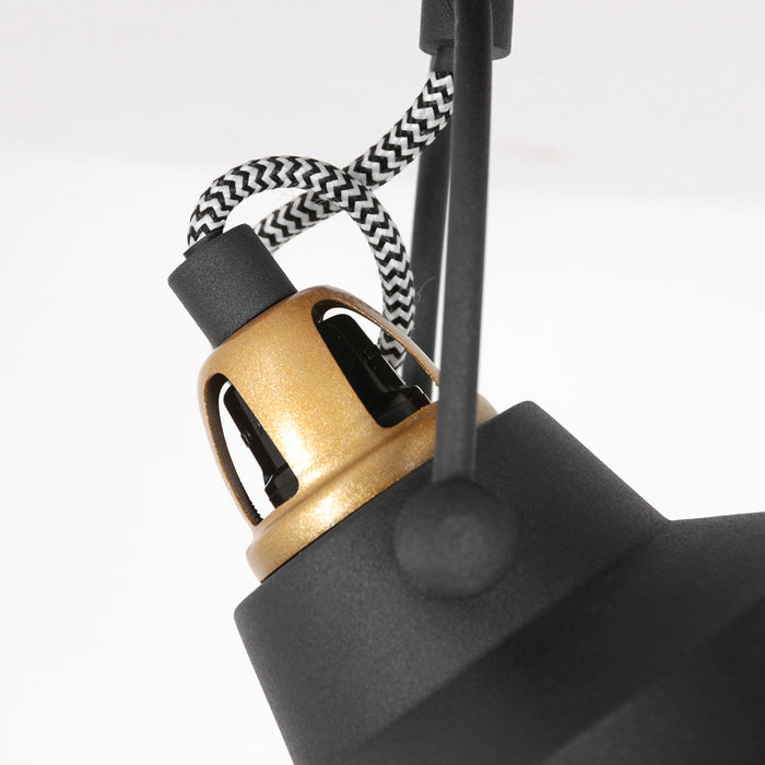 Mexlite Nové plafondlamp zwart