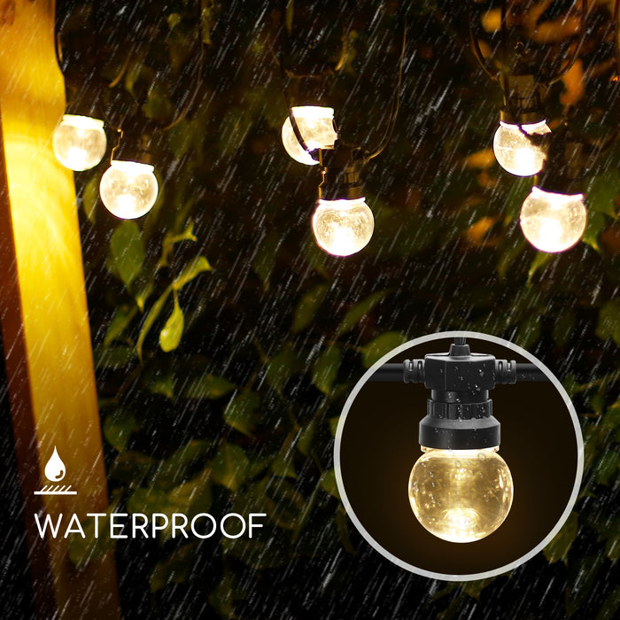 Aigostar 10VRW Lichtsnoer -Lampjes Slinger-10 LED lampjes- 3000K - 8M