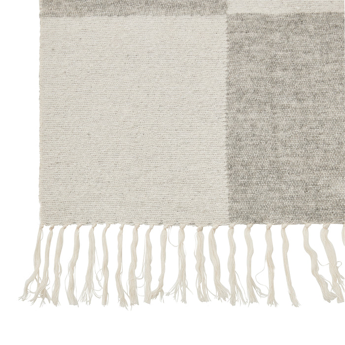 by fonQ Check Plaid 130 x 200 cm - Lichtgrijs