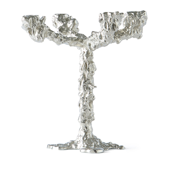 POLSPOTTEN Drip Kandelaar - Zilver