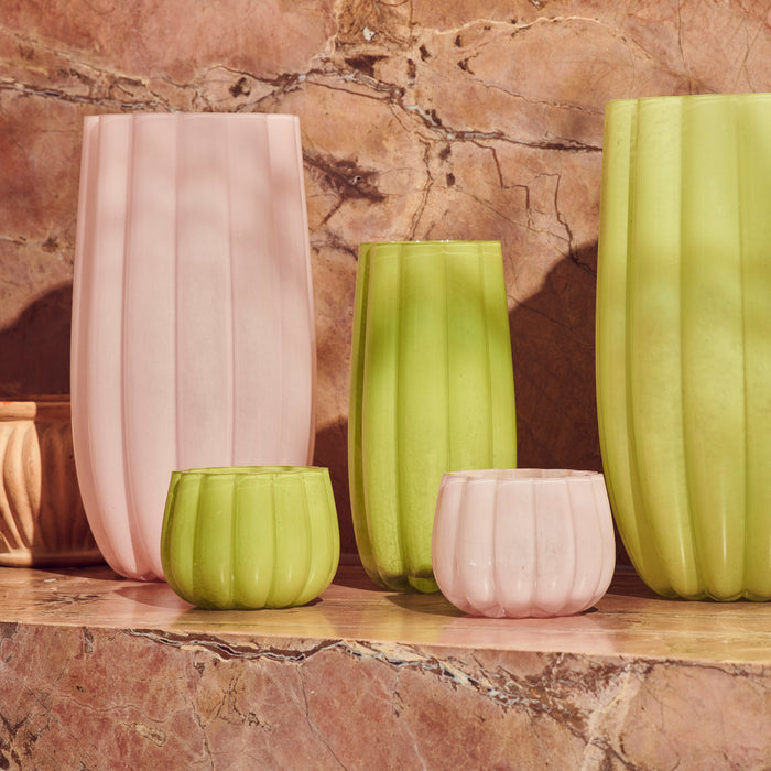 POLSPOTTEN Melon Waxinelichthouder - Pink