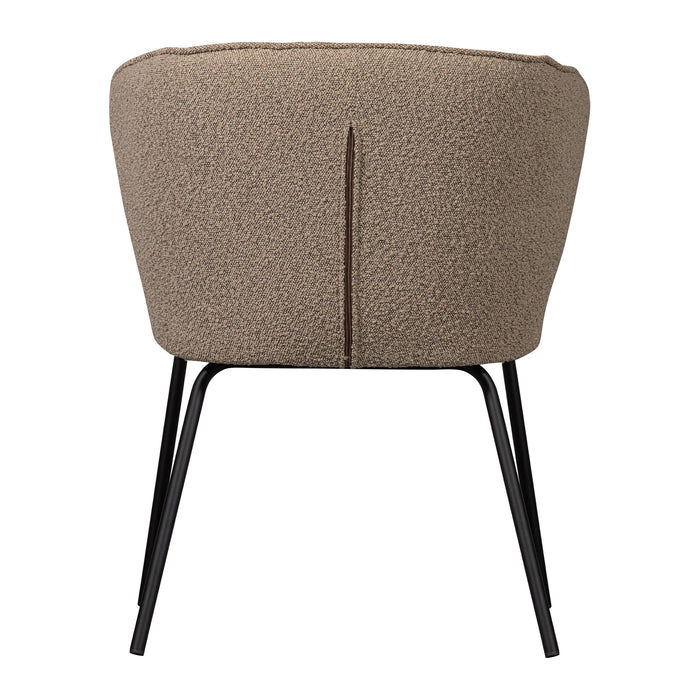 WOOOD Admit Eetkamerstoel - Bouclé Beige