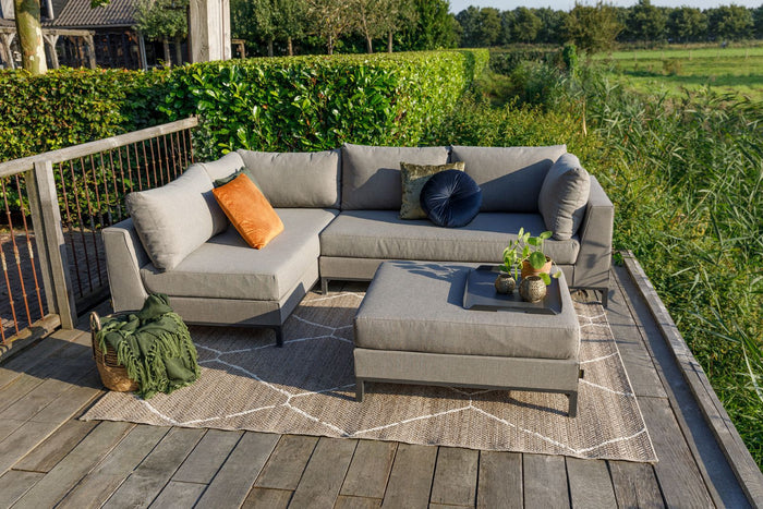 WOOOD Sicilië Loungeset All Weather – Rechts - Taupe