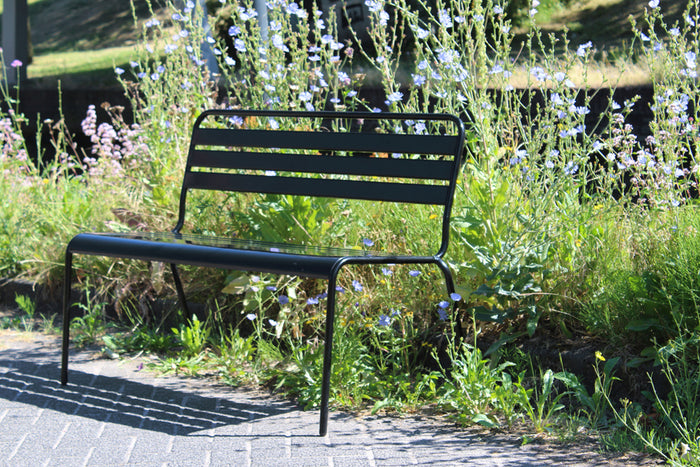 Metalen tuinset Max zwart 150 cm