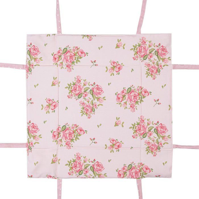 Clayre & Eef Broodmand 35x35x8 cm Roze Katoen Rozen