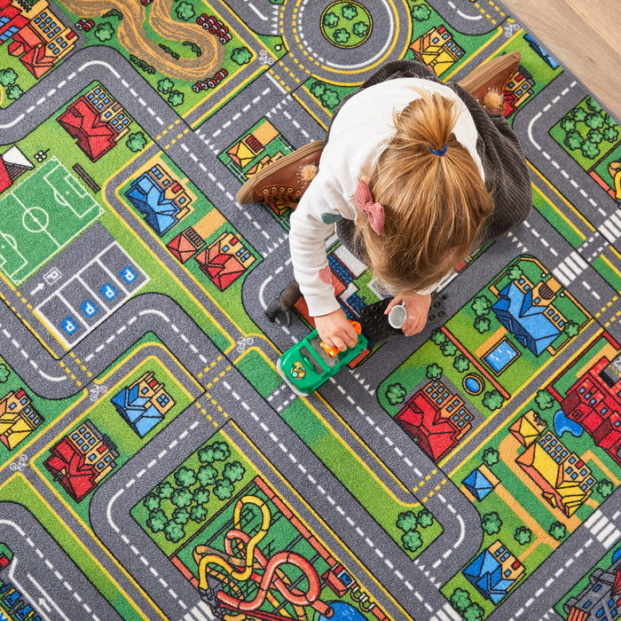 Carpet Studio Playcity Speelkleed - Meerkleurig - 95x133cm
