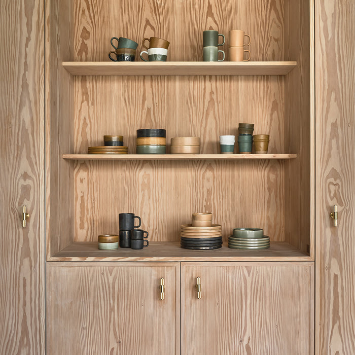 Villa Collection Fjord Ontbijtbord Ø 20,5 cm - 2st. - Zwart