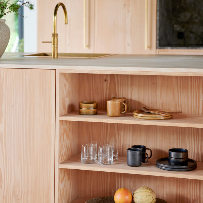 Villa Collection Fjord Ontbijtbord Ø 20,5 cm - 2st. - Zwart