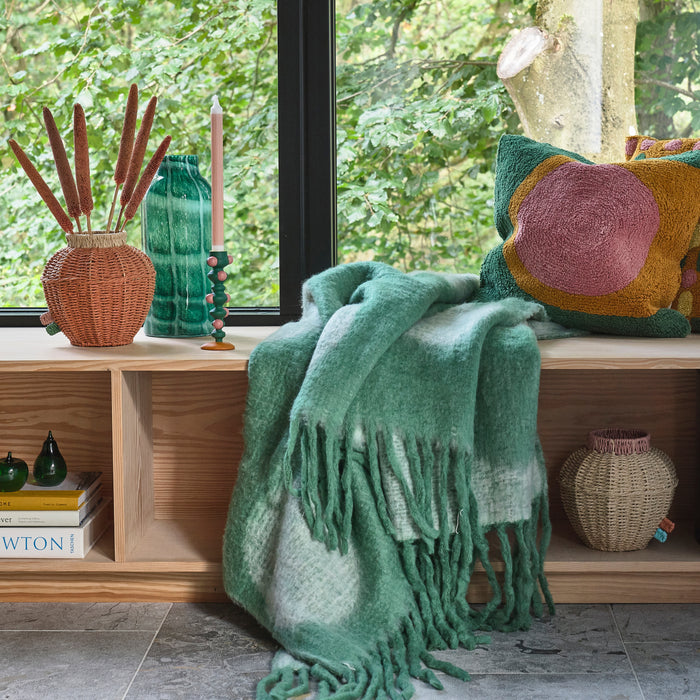 Villa Collection Tundra Plaid 130 x 200 cm - Groen