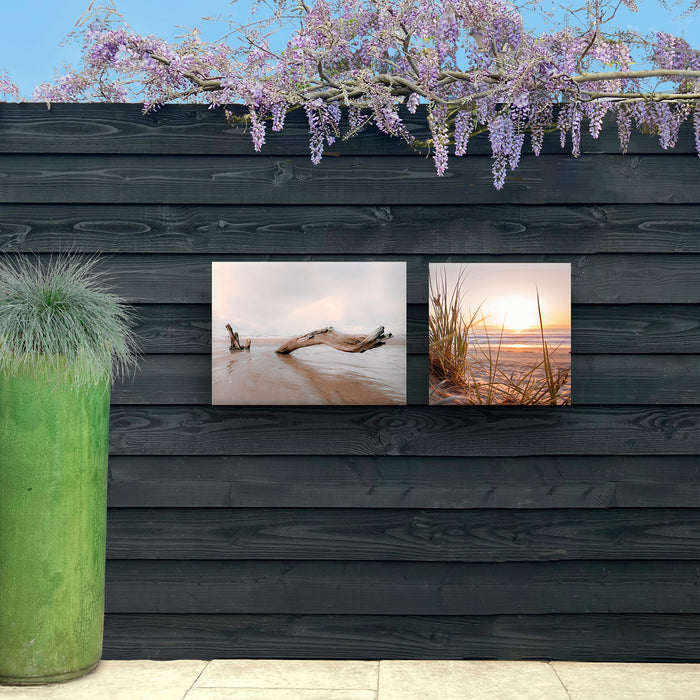 Art for the Home Zonsondergang Duinen Buitencanvas 50x50 cm