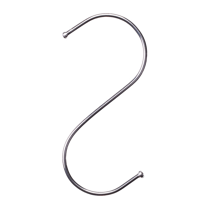 QUVIO Ophanghaken - RVS - Zilver - L - 12 cm (h) - 10 stuks