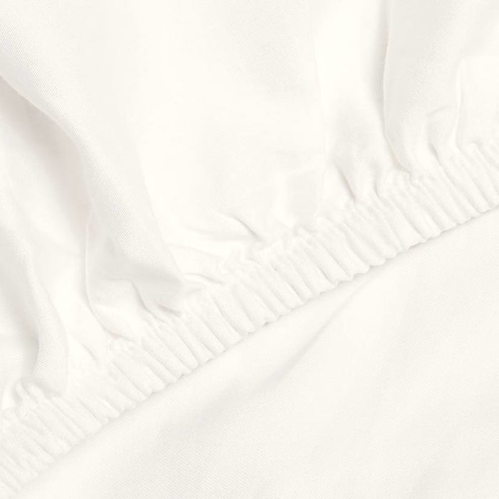 Yumeko hoeslaken katoen satijn warm white 180x200x30