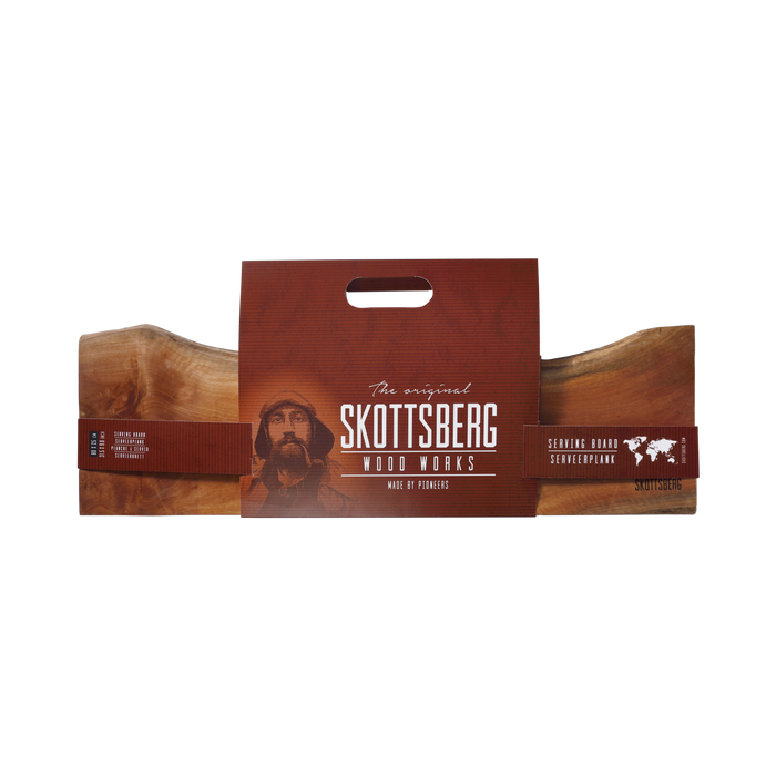 Skottsberg Serveerplank Woodworks 80 x 25 x 3 cm Bruin Hout