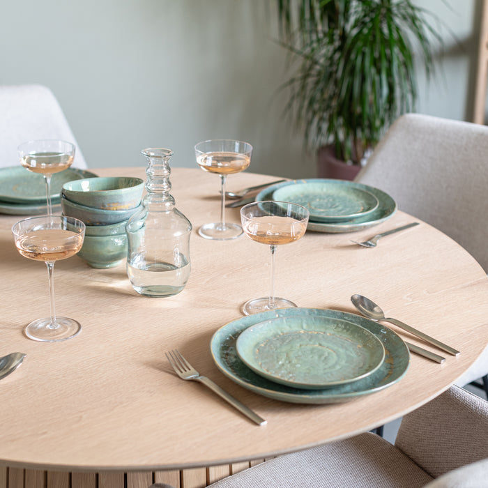 SERAX - Pascale Naessens - Pure Serviesset - 12 delig - Zeegroen