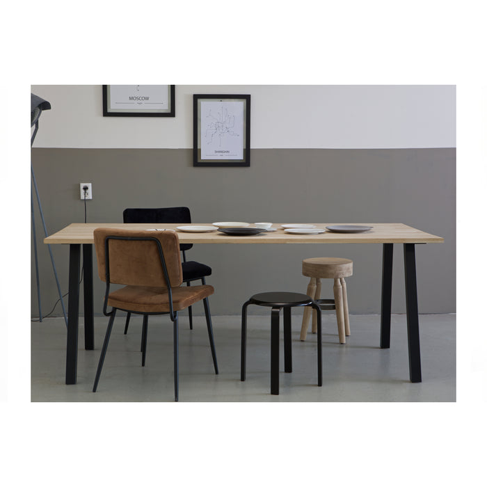 WOOOD Tablo A-Poten - Metaal - Zwart - 72x10x79 - Set van 2