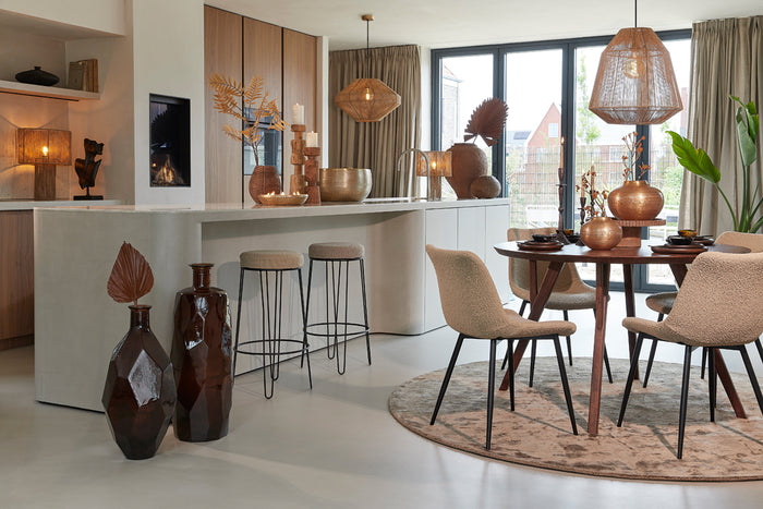 Light & Living Light&living Hanglamp Ø60x60 cm MALVA jute naturel