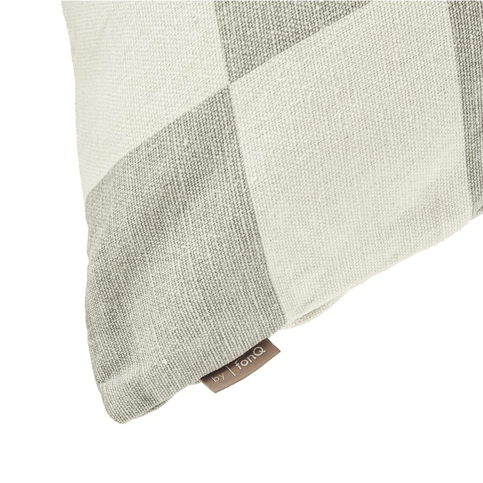 by fonQ Check Sierkussen 50 x 50 cm - Grijs