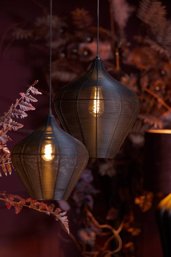 Light & Living Hanglamp Alvaro - Zwart - Ø36cm