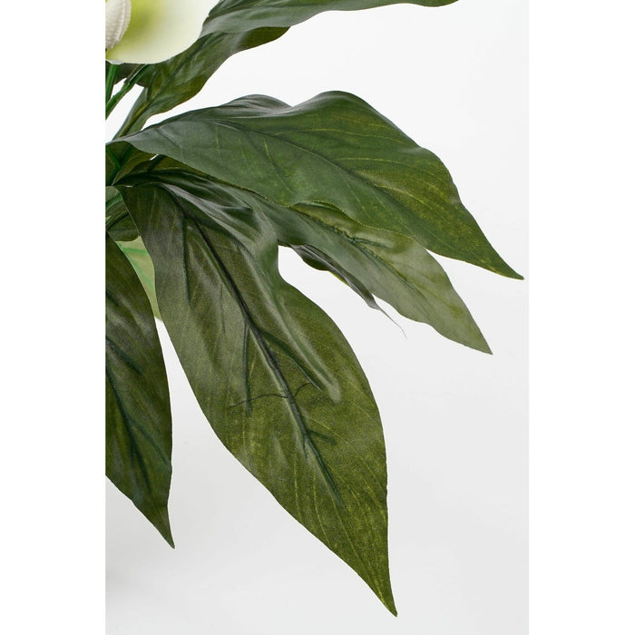 Mica Decorations Spathiphyllum Kunstplant - H50 x Ø40 cm - Wit