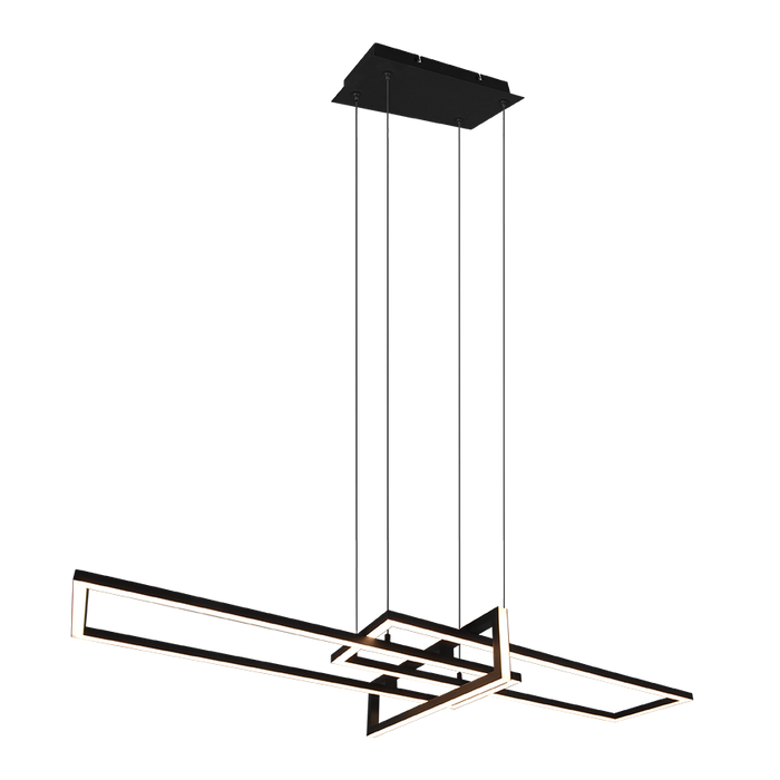 Trio Leuchten Salinas Hanglamp SMD LED 34W Zwart