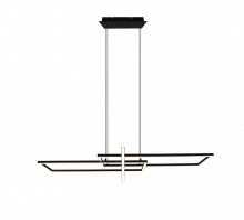 Trio Leuchten Salinas Hanglamp SMD LED 34W Zwart