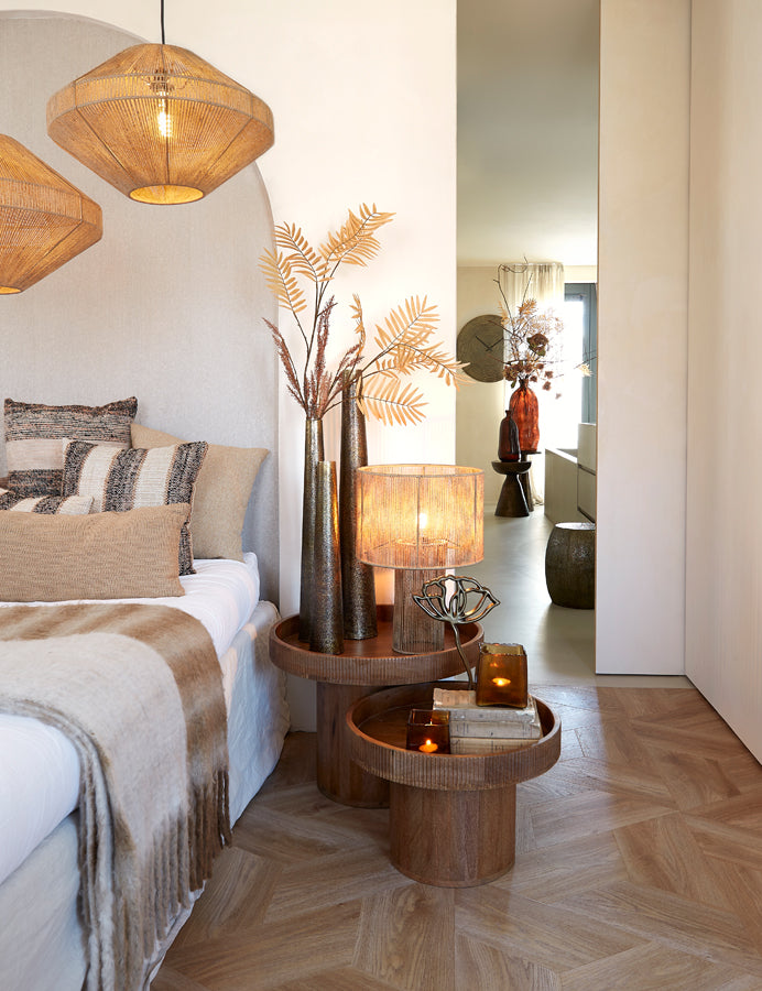 Light & Living Light&living Hanglamp Ø50x31 cm MALLOW jute naturel