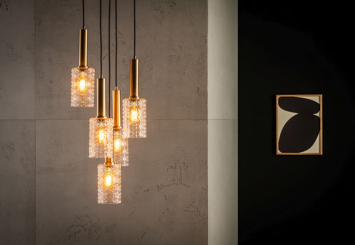 Lucide CORALIE Hanglamp 5xE27 - Transparant