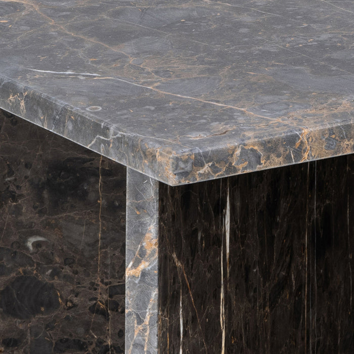 by fonQ Stone Salontafel - Vierkant - Zwart