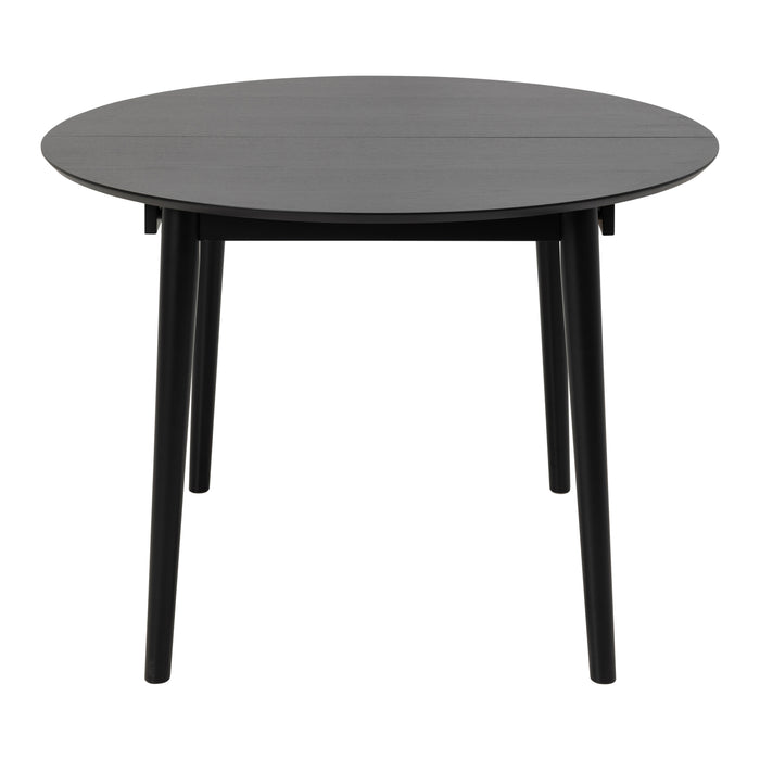 by fonQ Evolve Eettafel Uitschuifbaar - Ø 115 cm - Zwart