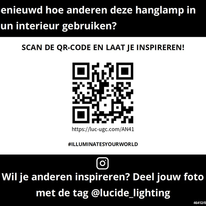 Lucide ALARA Hanglamp - Goud