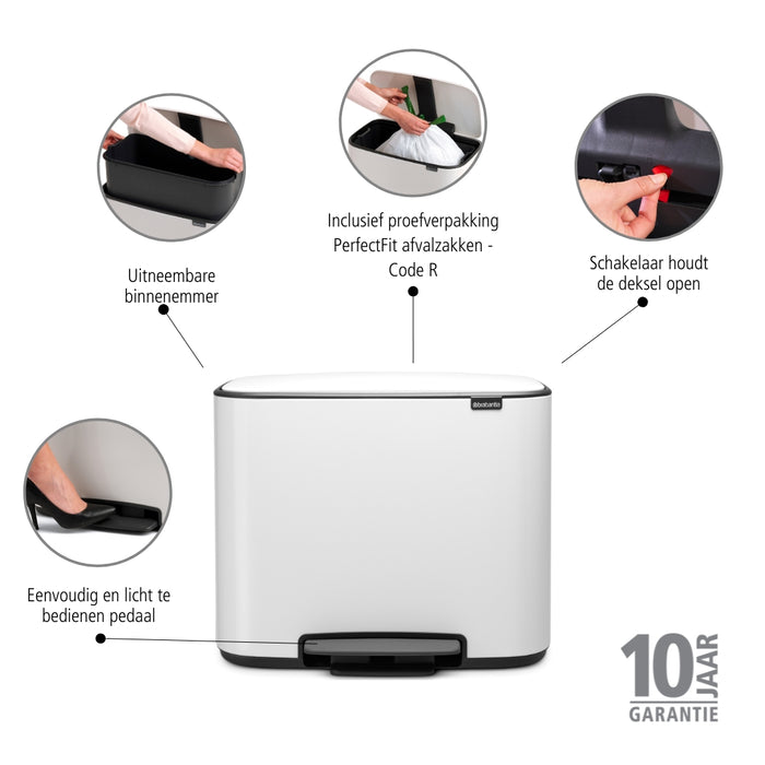 Brabantia Bo Pedaalemmer 36 Liter