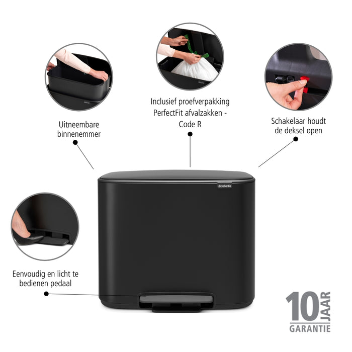 Brabantia Bo Pedaalemmer 36 Liter