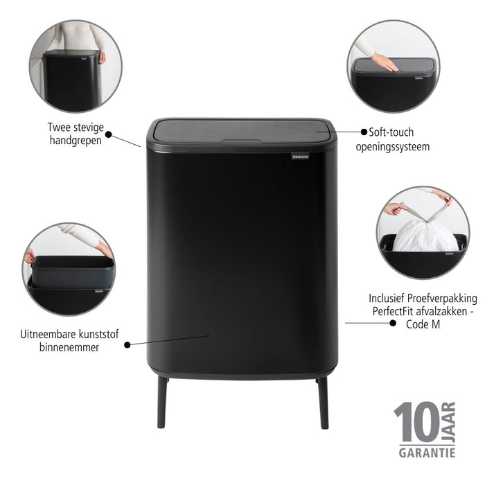 Brabantia Bo Touch Bin Hi 60 Liter
