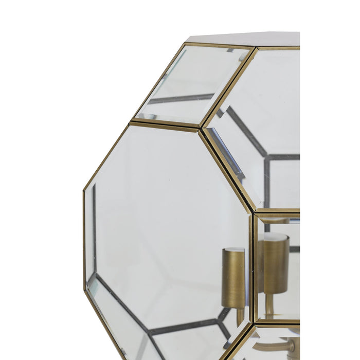 Light & Living Light&living Hanglamp Ø34x40 cm LENNOX brons+glas