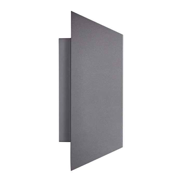 Nordlux Nico Wandlamp - Square H 23,5 cm - Antraciet