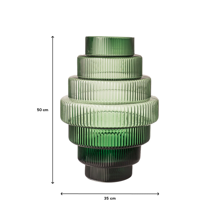 POLSPOTTEN Steps Vaas L - Groen