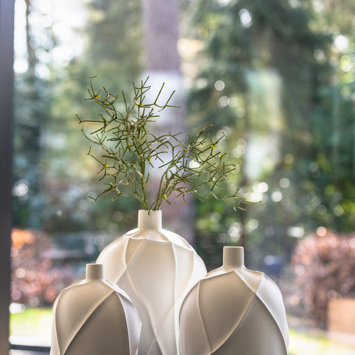 Light & Living - Vaas VENTANO - Ø27.5x38cm - Wit