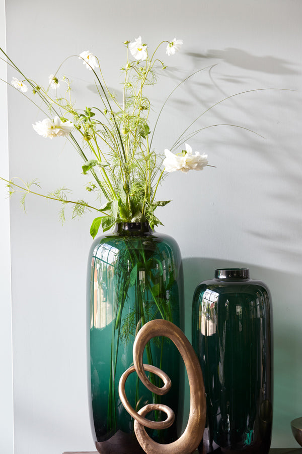 Light & Living Light&living Vaas Ø24x56 cm KEIRA glas groen