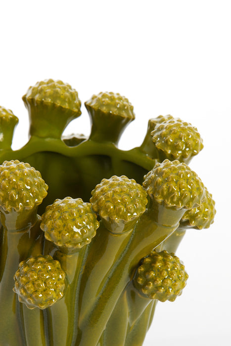 D - Light & Living - Vaas RAM - 19.5x18x19.5 - Groen